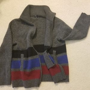 L.L. Bean 100% lambs wool full zip sweater